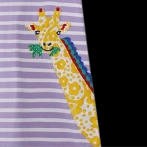 NEW Sweet Short Sleeve Girls Dress – Giraffe READ DESCRIPTION - Picture 2 of 2